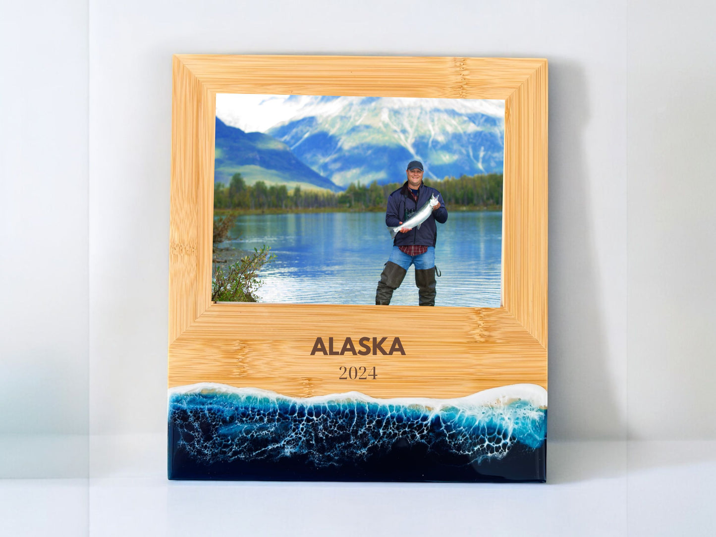 Personalized Beach Photo Frame 5x7 Picture Frame Ocean Beach Themed Decor