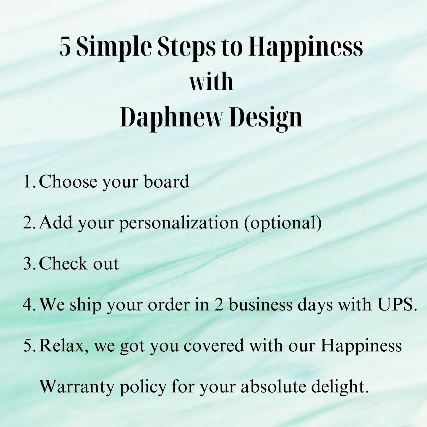 Ocean Resin Cutting Board with Black Walnut Wood