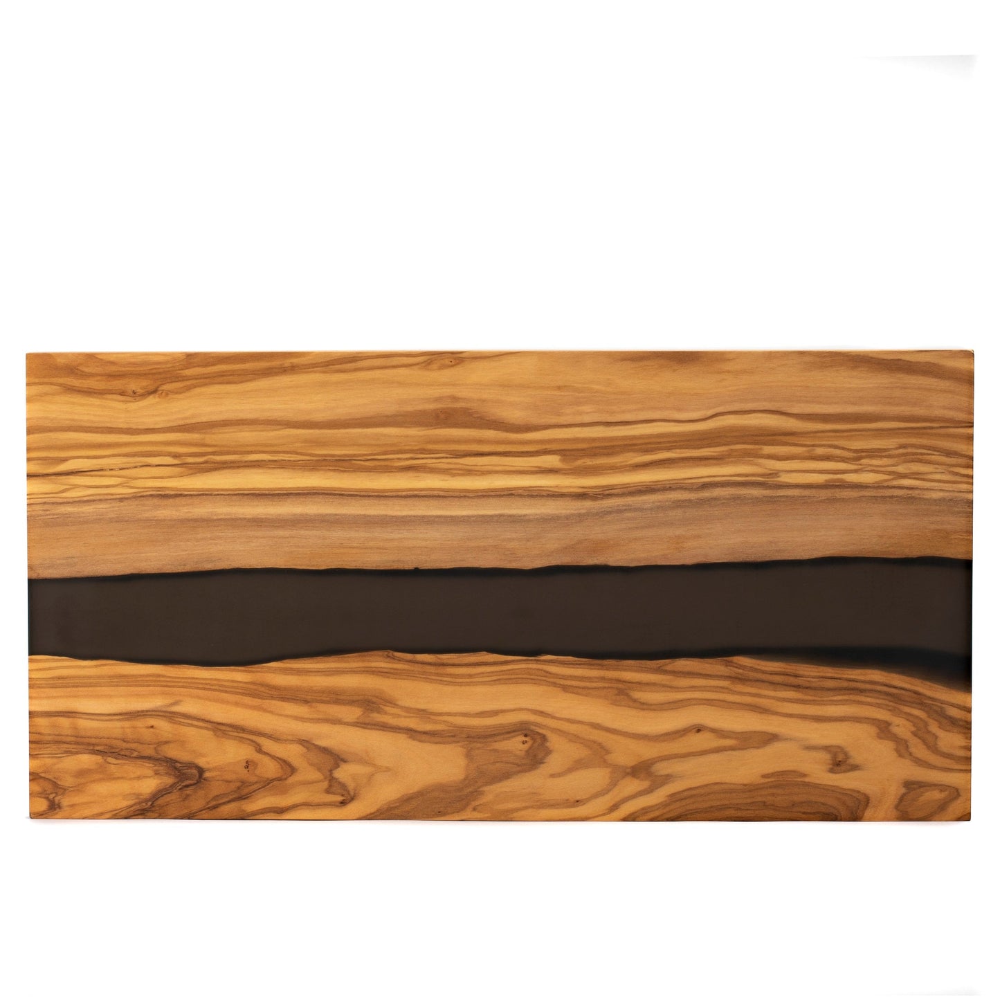 Olive Wood River Board Gift Set with Resin, Charcuterie Board, Resin Cheese Board, Personalized Charcuterie Board, Engraved Cheese Board