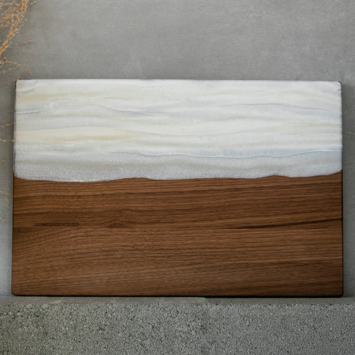 Walnut Wood Cutting Board with Resin