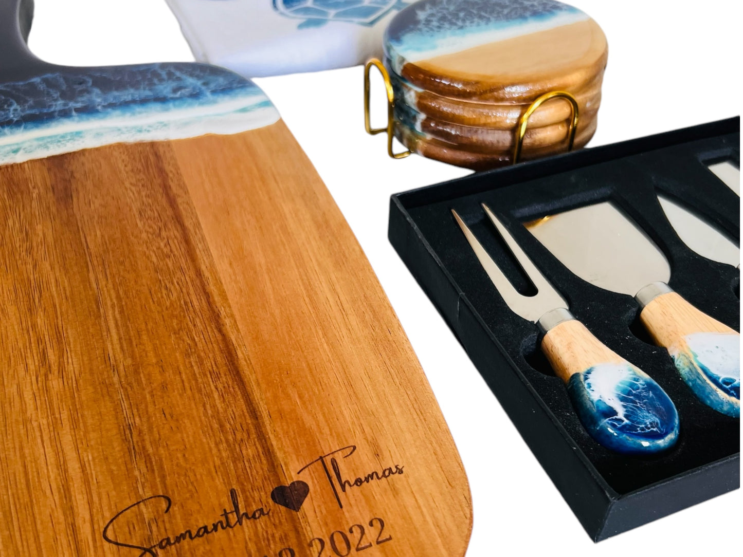 Unique Handmade Gift Set For Couple, Personalized Engagement Gift box, Wedding, Anniversary Gift