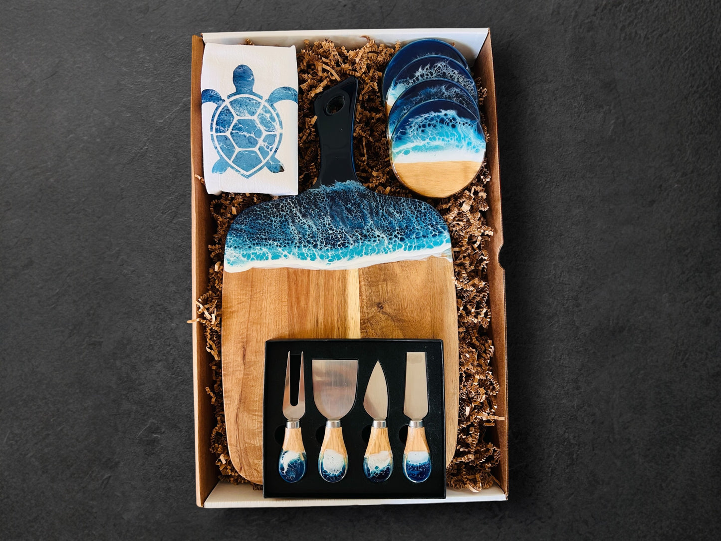 Unique Handmade Gift Set For Couple, Personalized Engagement Gift box, Wedding, Anniversary Gift