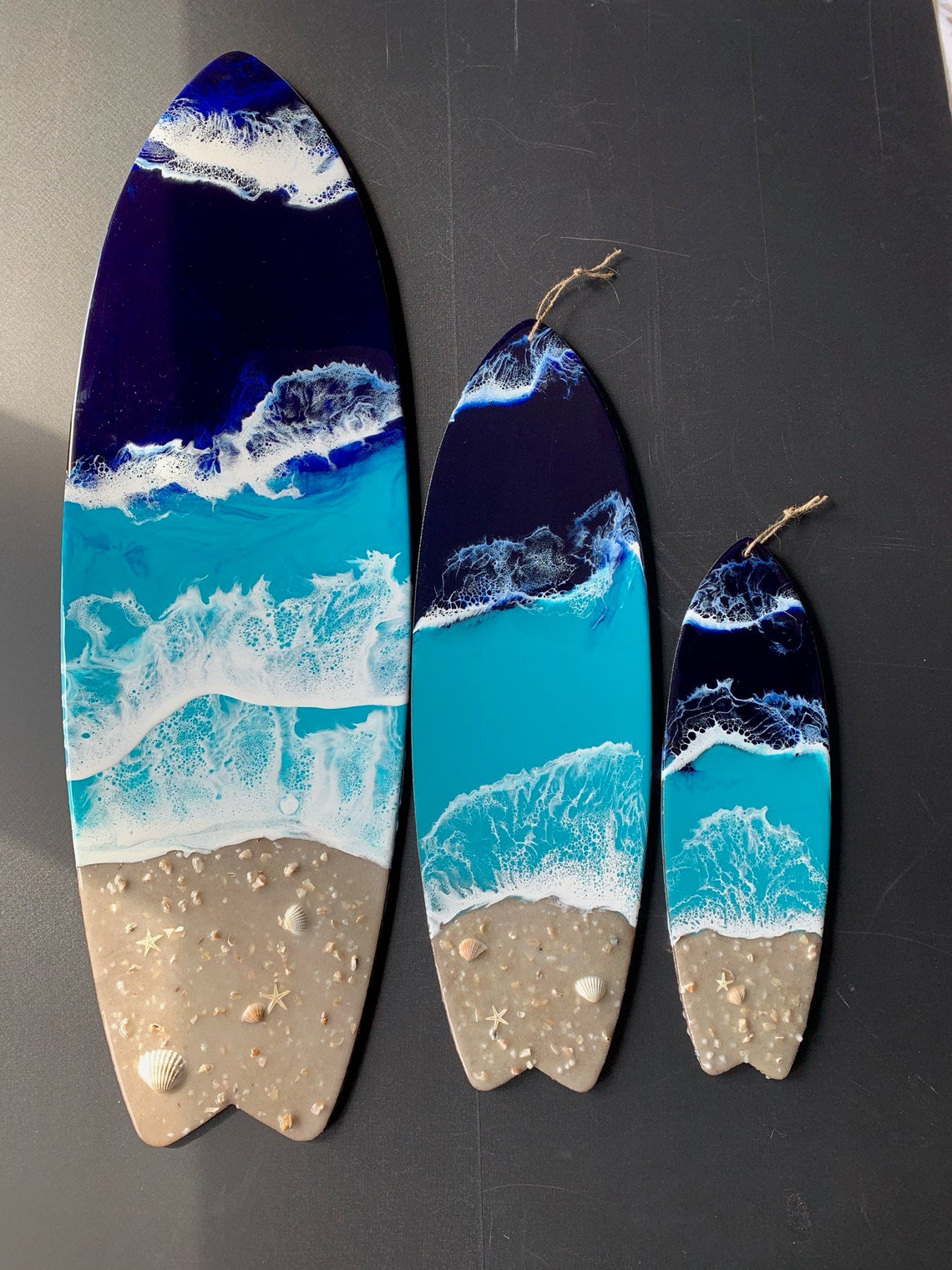Surfboard Resin Wall Art Decor