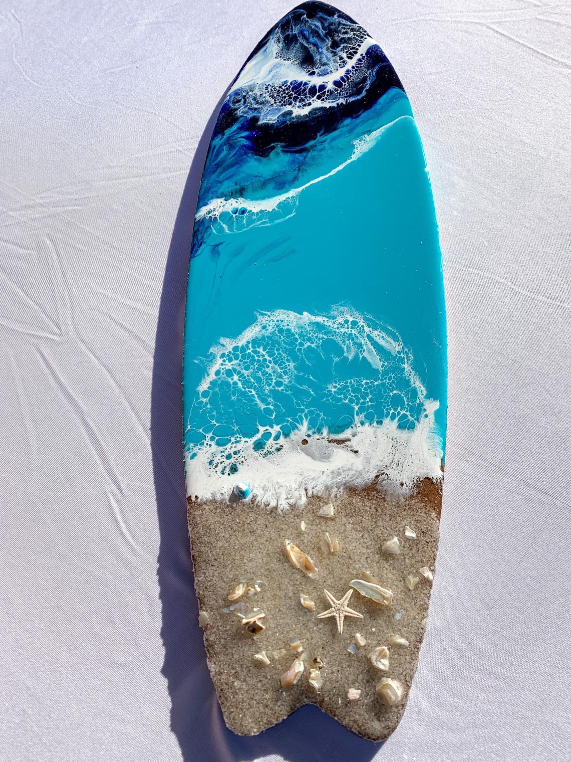 Surfboard Resin Wall Art Decor