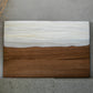 Walnut Wood Cutting Board with Resin