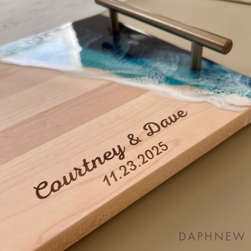 Maple Ocean Resin Tray