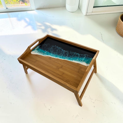 Personalized Ocean Resin Breakfast Tray