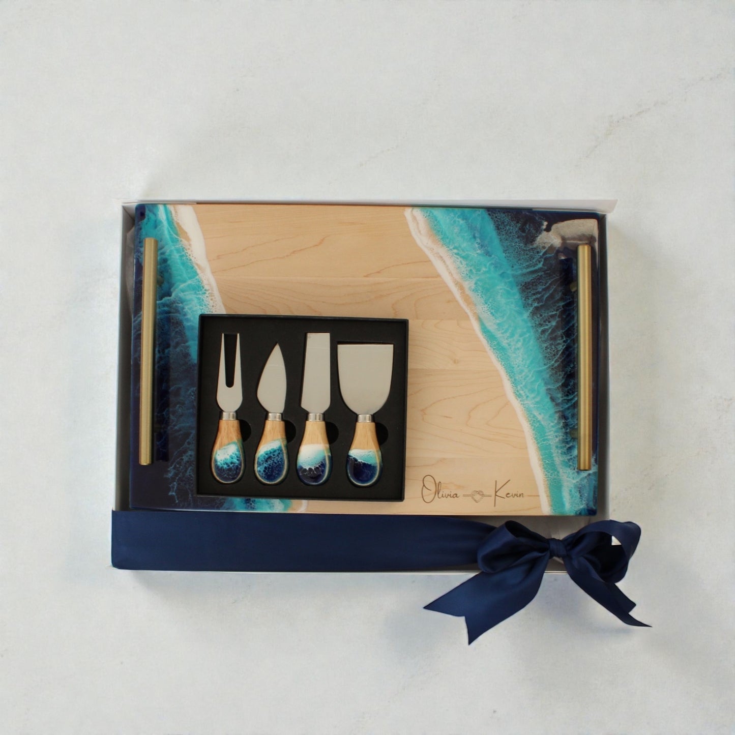 Maple Ocean Resin Tray