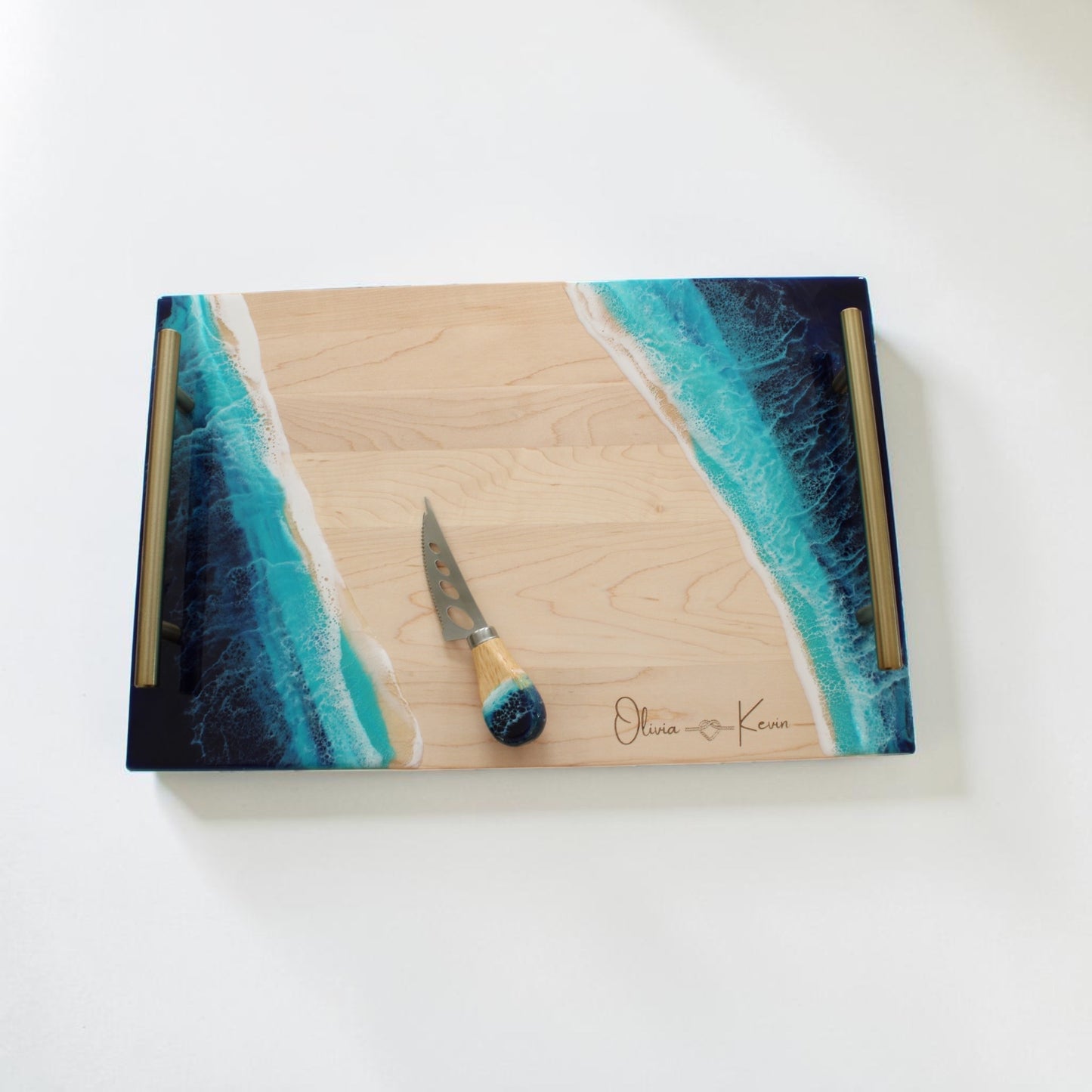 Maple Ocean Resin Tray