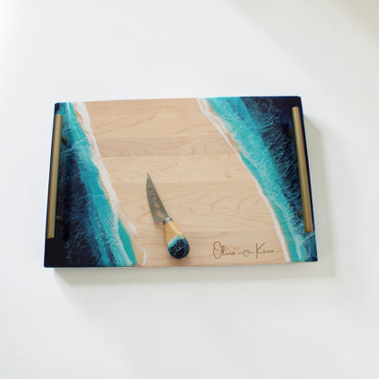 Maple Ocean Resin Tray