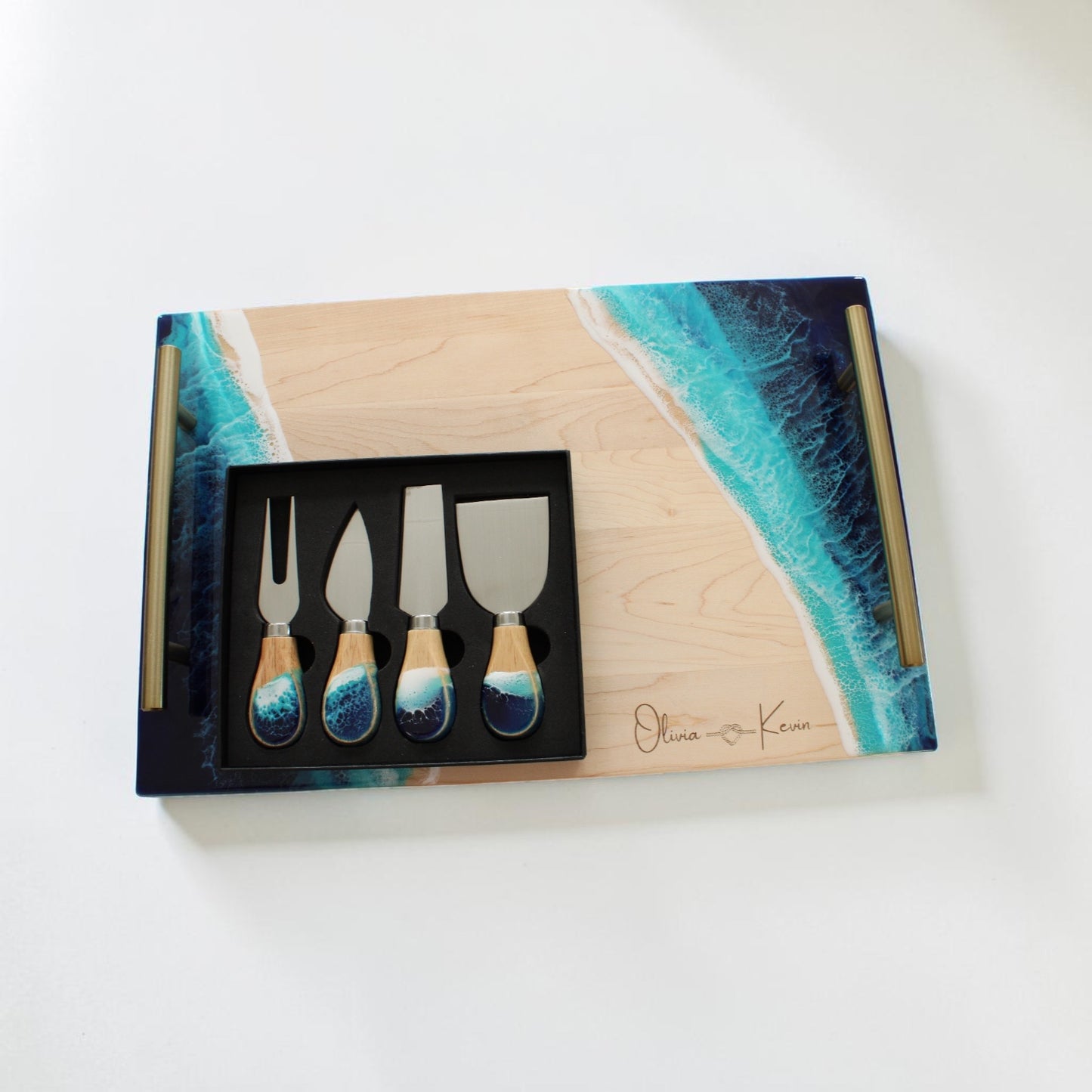 Maple Ocean Resin Tray