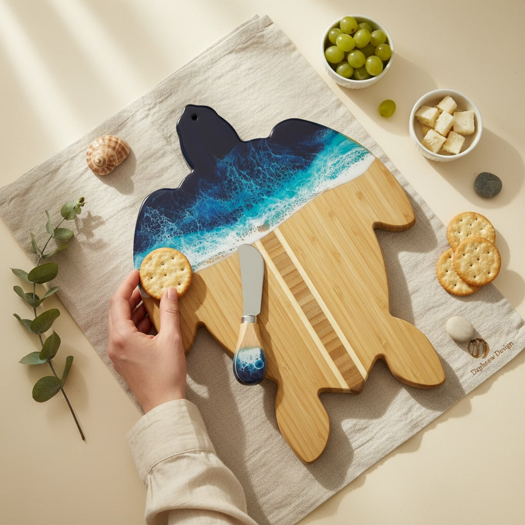 Turtle Ocean Cutting Board