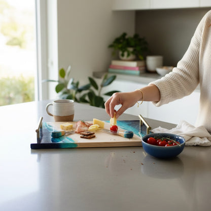 Maple Ocean Resin Tray