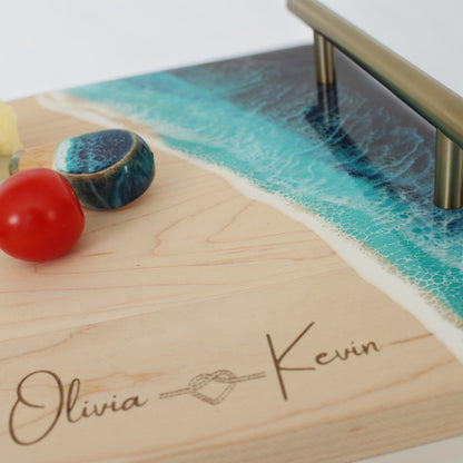 Maple Ocean Resin Tray