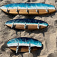 Wooden Surfboard Wall Rack Coat/Towel Hanger