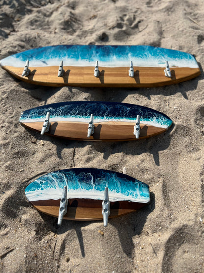 Resin Nautical Towel Rack, SurfboardTowel Hook