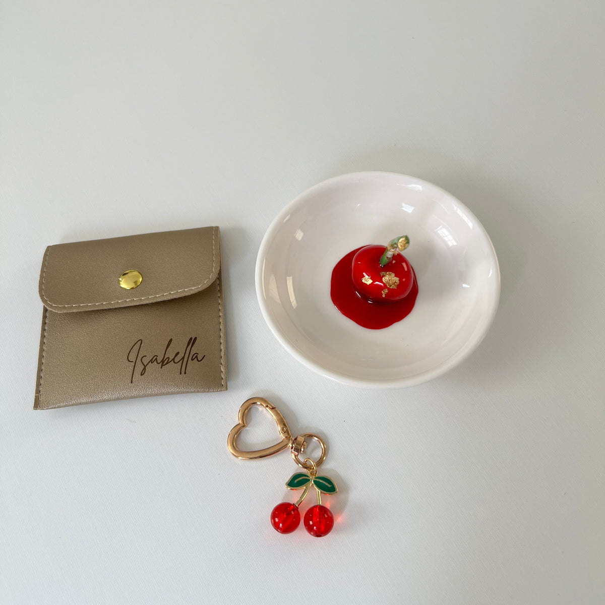Cherry Ring Dish Gift Set