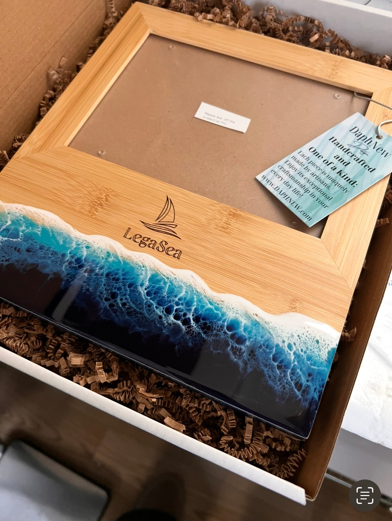 Wholesale Ocean Resin Picture Frames – Set of 10 with Custom Logo Engraving