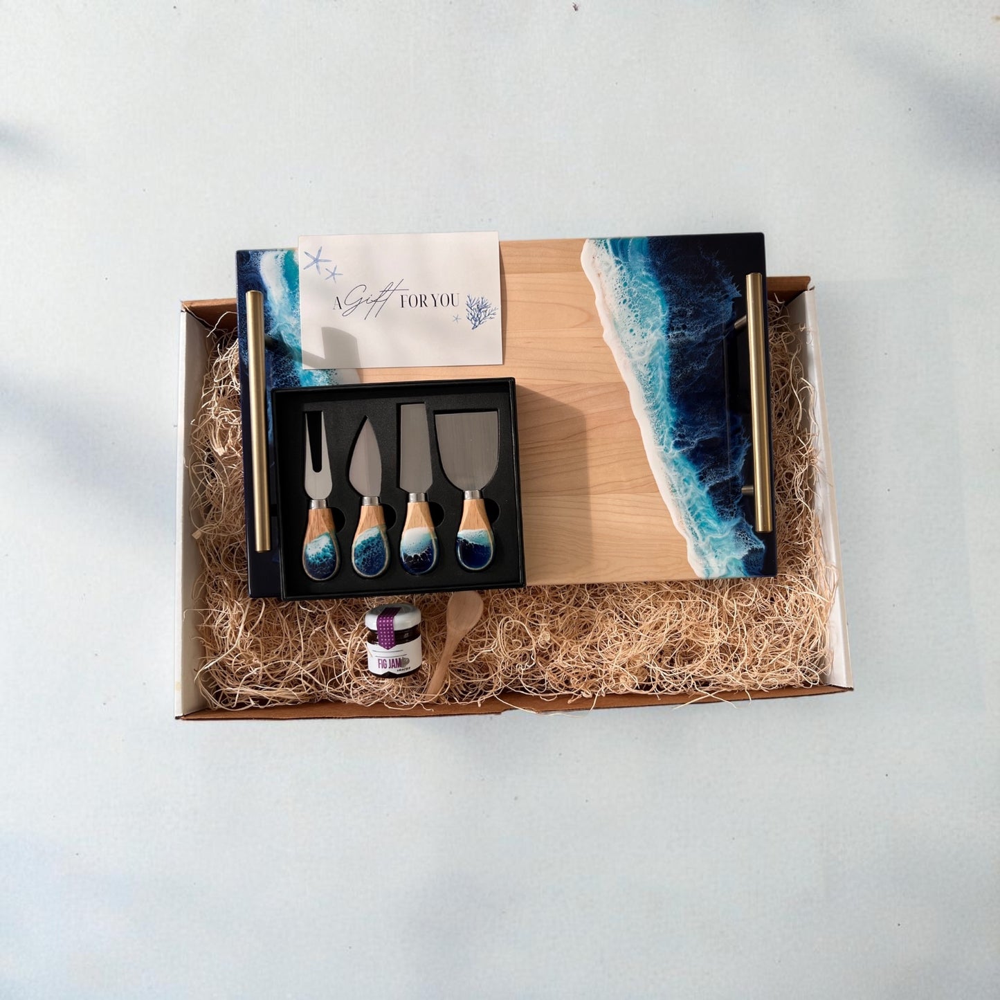 Maple Ocean Resin Tray