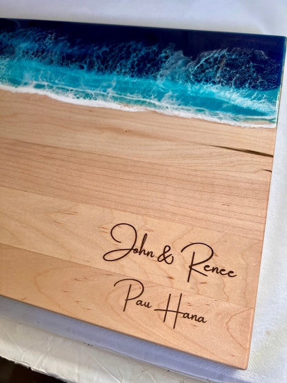 Maple Ocean Large Resin Board