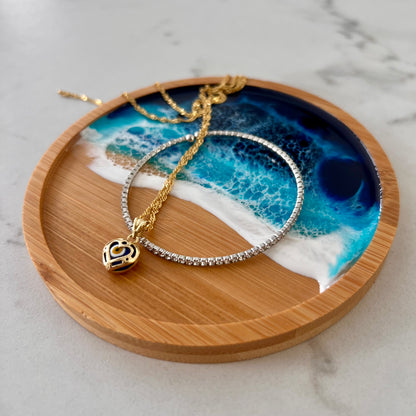 Ocean Ring Dish – Coastal Jewelry Tray