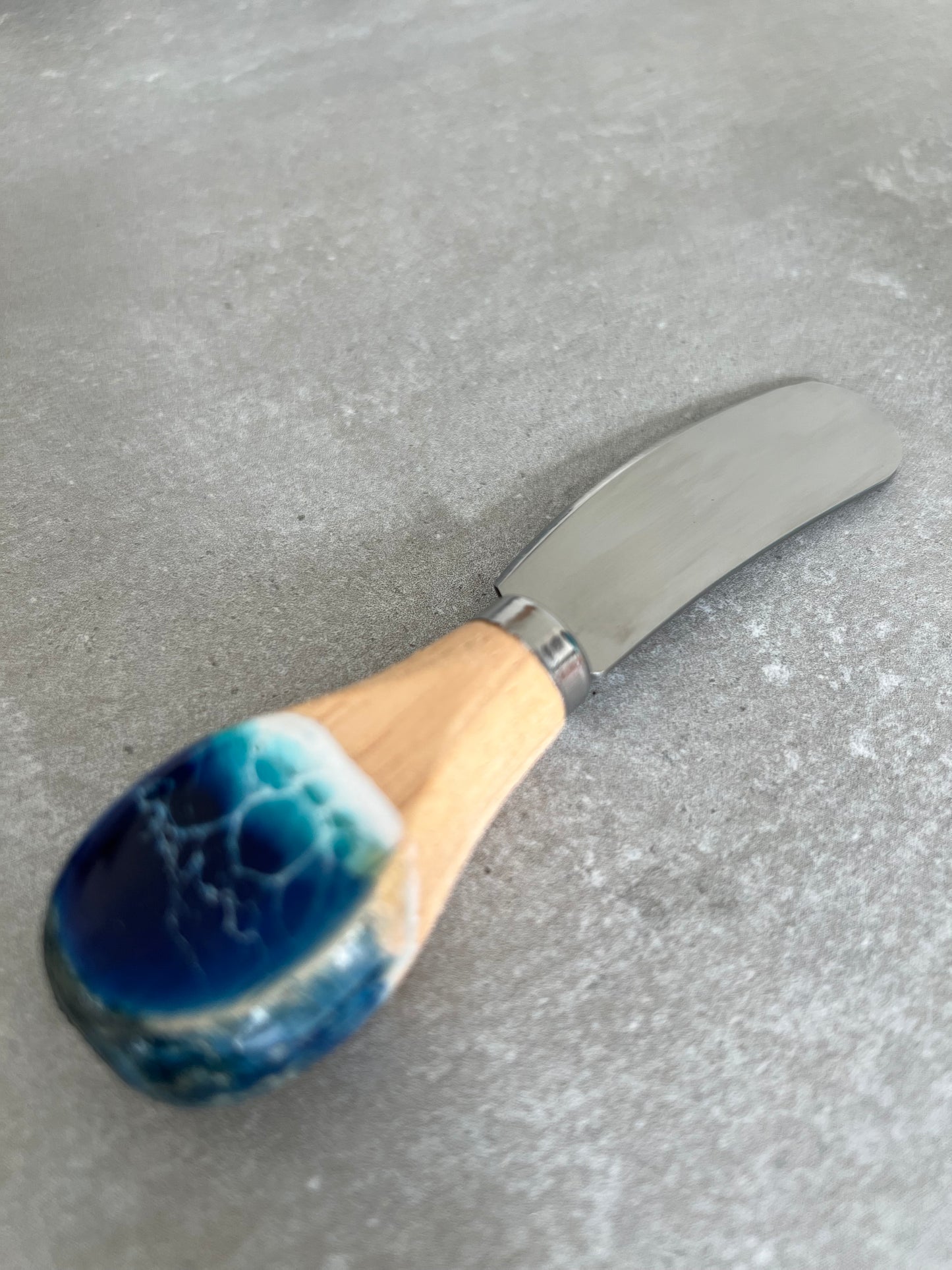 Ocean Resin Cheese / Butter Knife