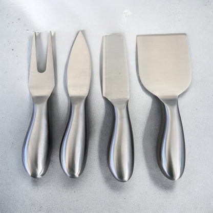 Stainless Steel Gold/ Silver Cheese Knife Set