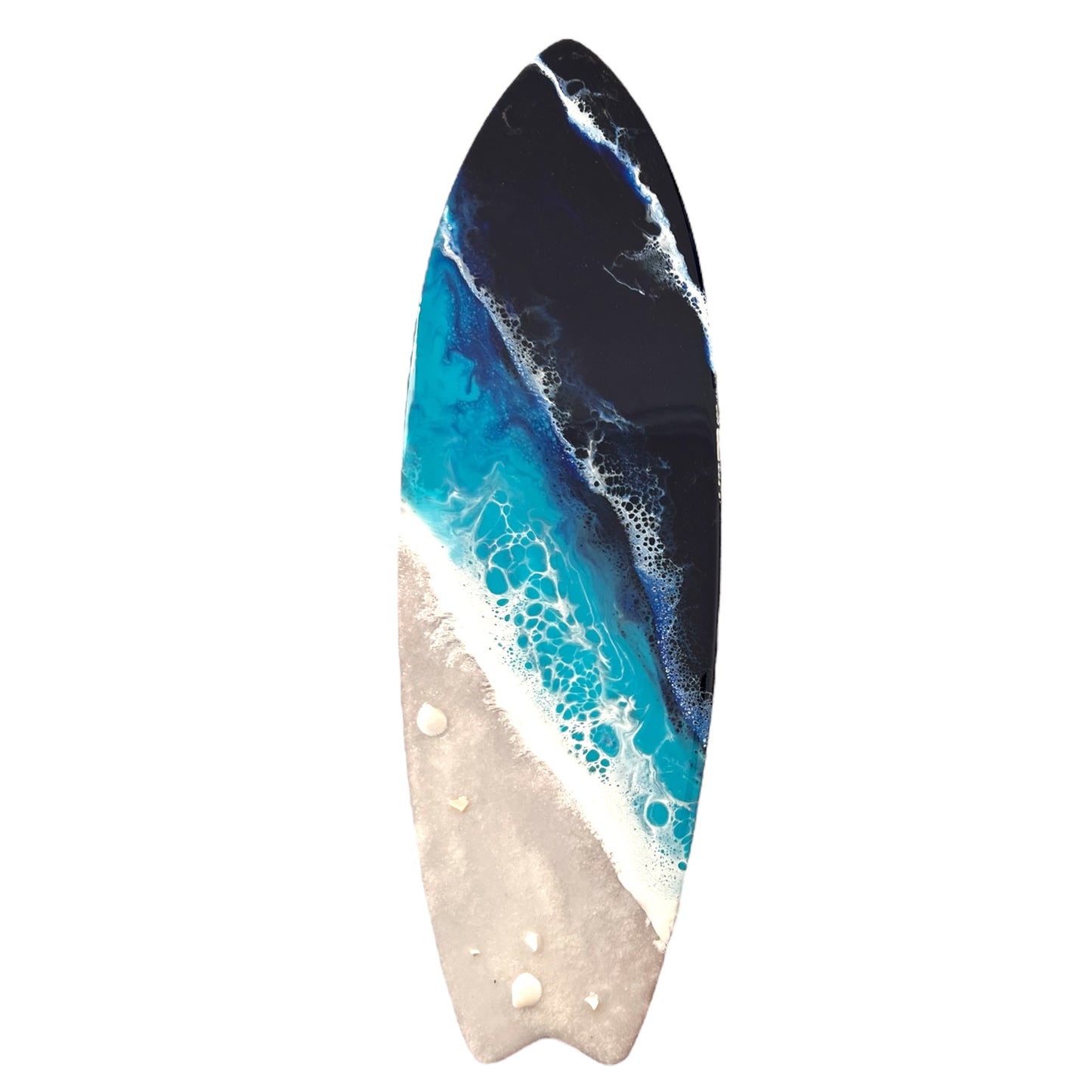 Resin Surfboard Wall Art, Nautical Decor Wall Hanging