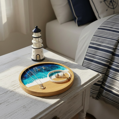 Ocean Ring Dish – Coastal Jewelry Tray