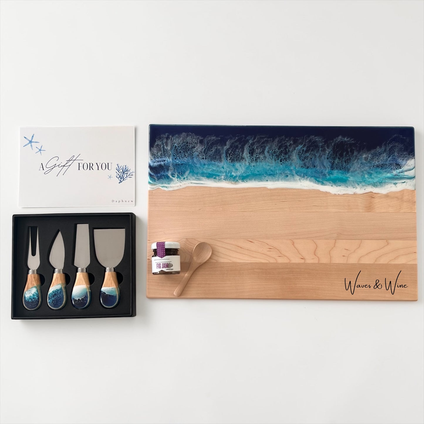 Maple Ocean Large Resin Board