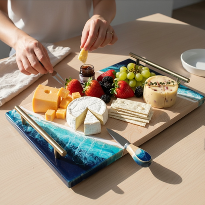 Maple Ocean Resin Tray