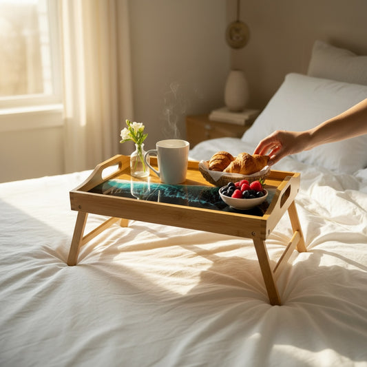 Personalized Ocean Resin Breakfast Tray