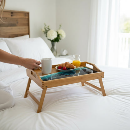 Personalized Ocean Resin Breakfast Tray