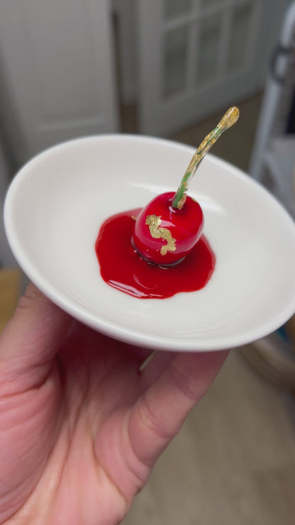 Cherry Ring Dish Gift Set