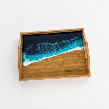 Personalized Ocean Resin Breakfast Tray