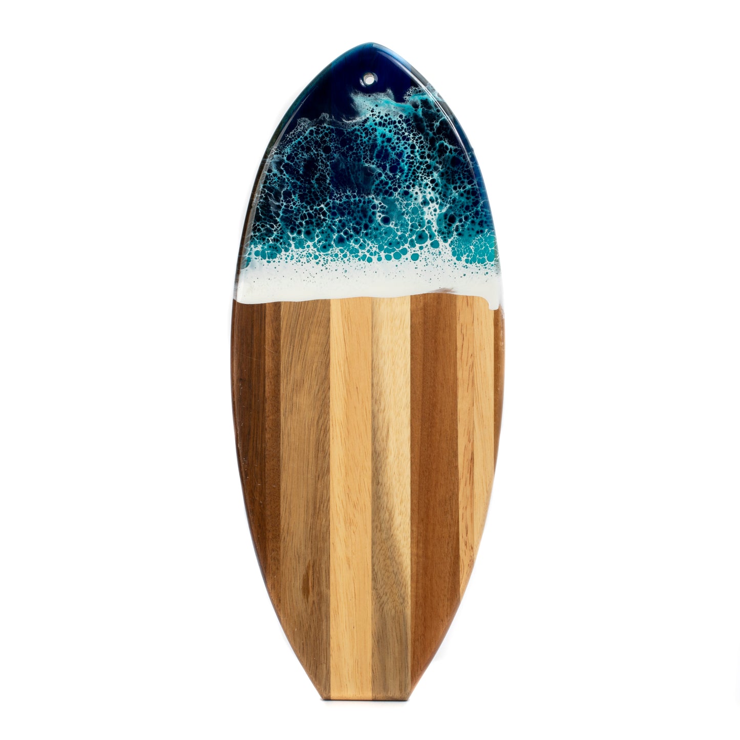 Surfboard Resin Ocean Wave Wood Cutting / Serving /Cheese Board